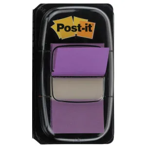 3M MMM BANDERITAS POST-IT 25,4X43,1MM VIOLETA MORADO 50U 001229