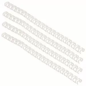 CANUTILLO WIRE  6MM BLANCO 100U 220539