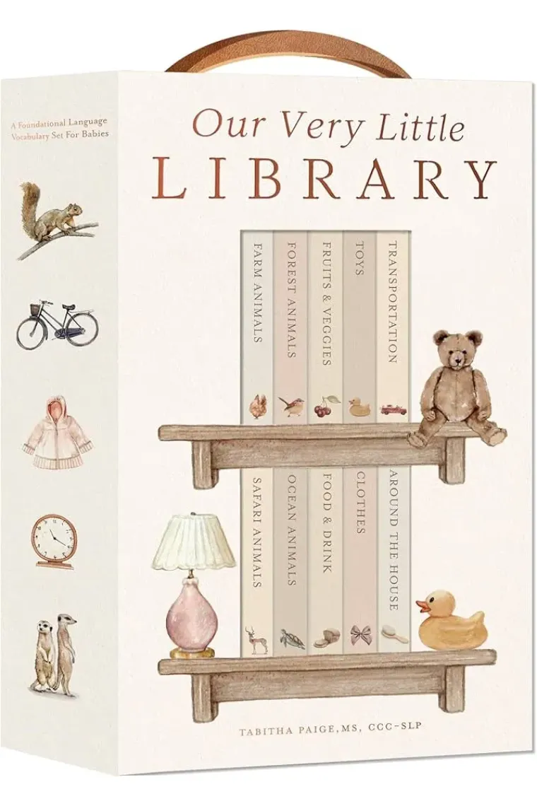 Our Very Little Library Board Book Set: A Foundational Language Vocabulary Board Book Set for Babies (Inglés)