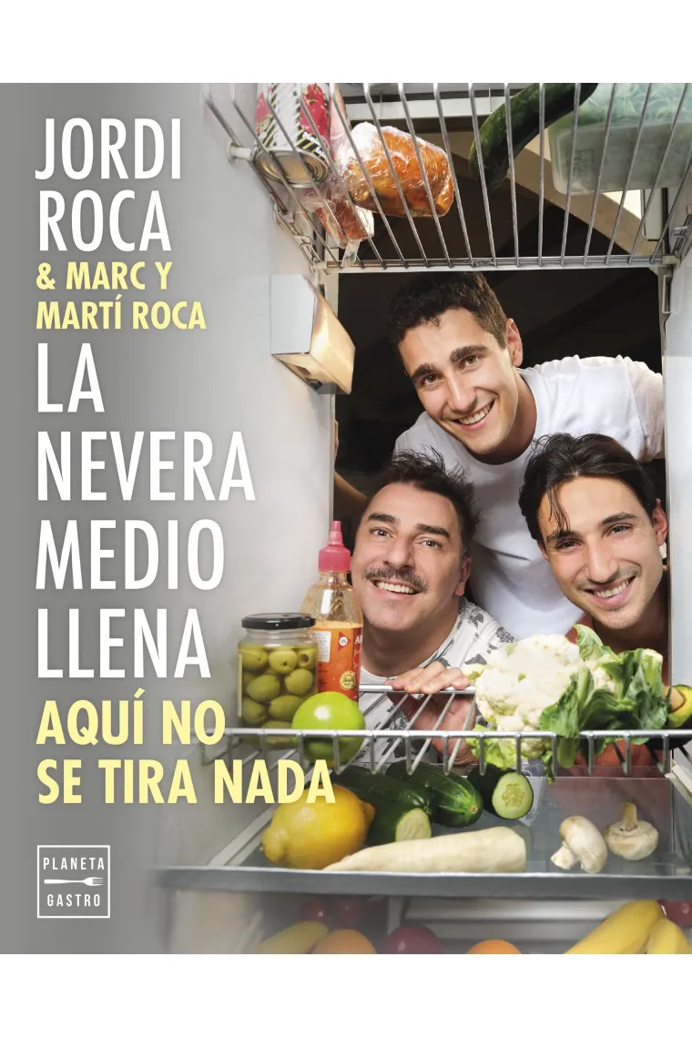 La nevera medio llena. Aquí no se tira nada