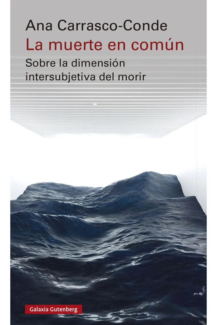 La muerte en común: sobre la dimensión intersubjetiva del morir
