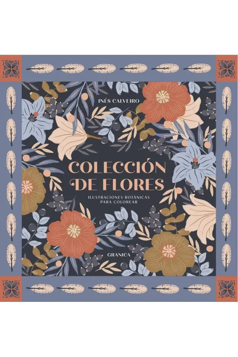 Colección de flores para colorear
