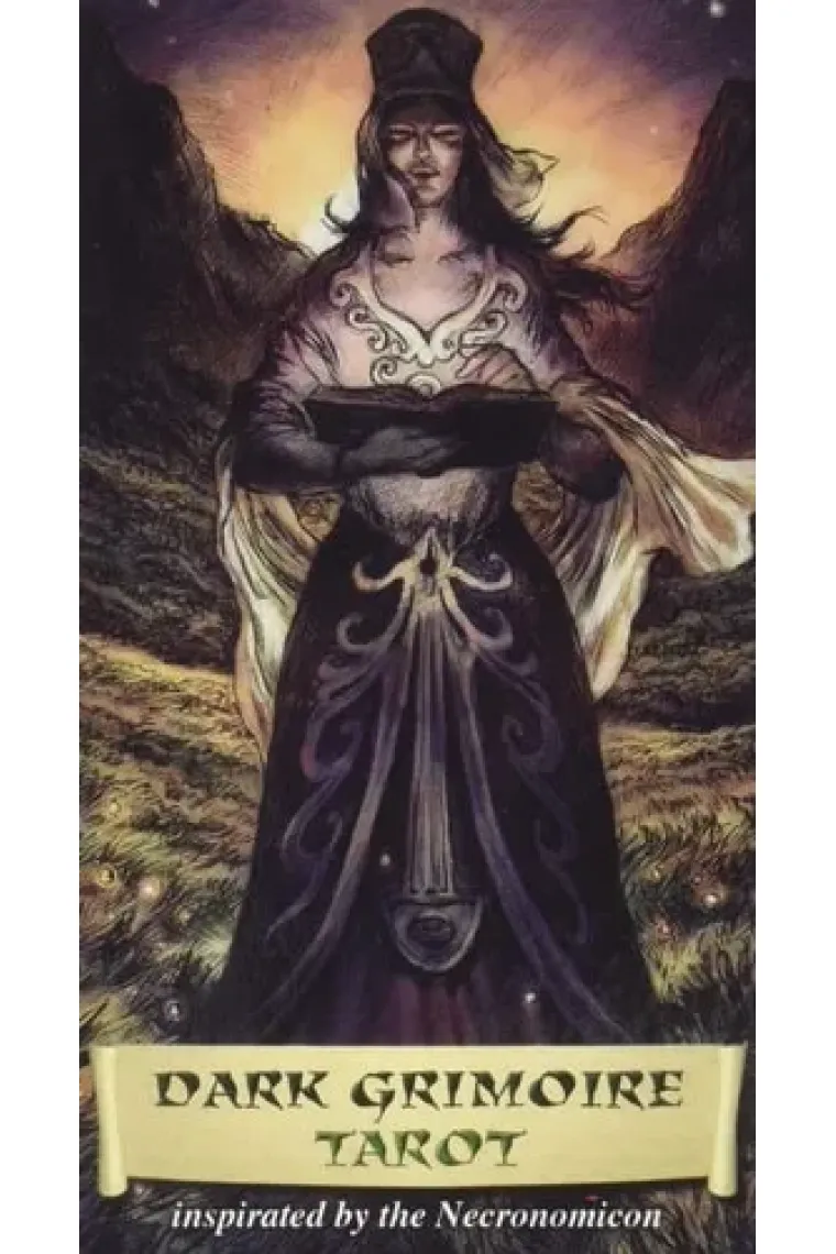 Dark Grimoire Tarot. Inspirated by the necronomicón