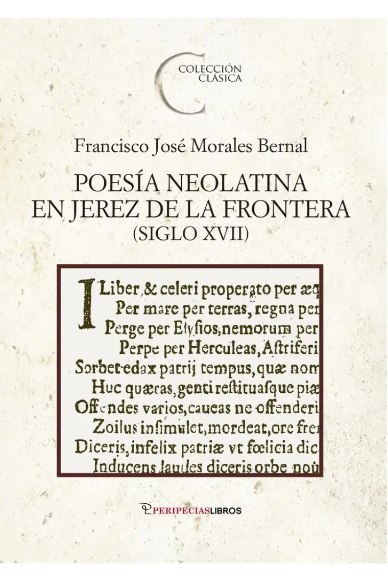 POESIA NEOLATINA EN JEREZ DE LA FRONTERA SIGLO XVII