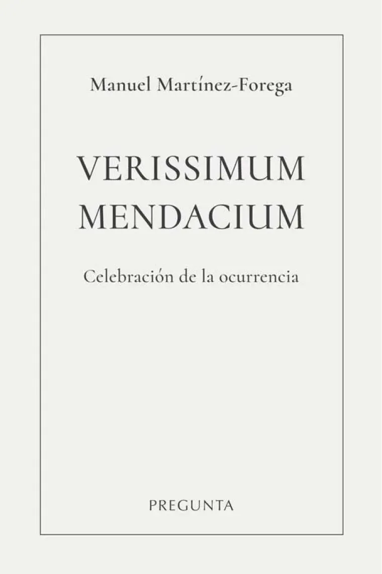 VERISSIMUM MENDACIUM