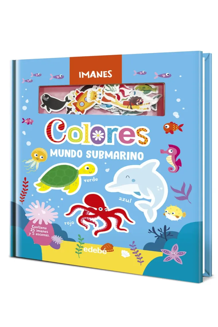 LIBRO DE IMANES COLORES DEL MUNDO SUBMARINO