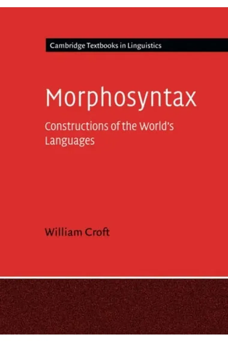 Morphosyntax (Cambridge Textbooks in Linguistics) (Inglés)