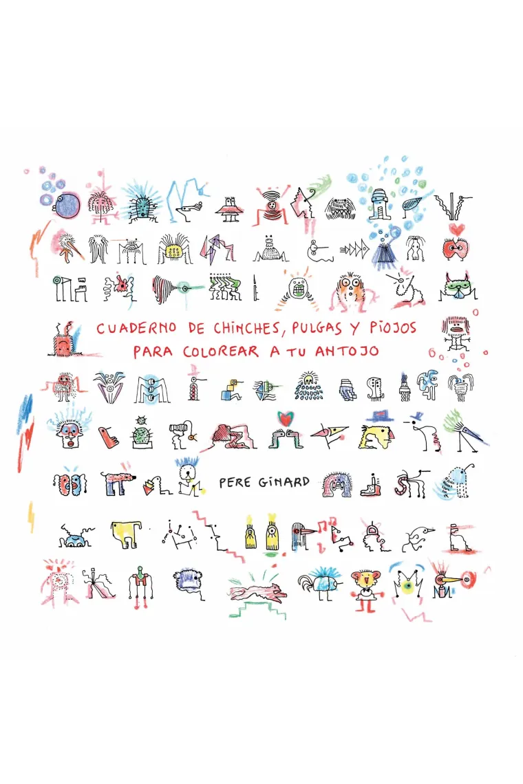 Cuaderno de chinches, pulgas y piojos para colorear a tu antojo