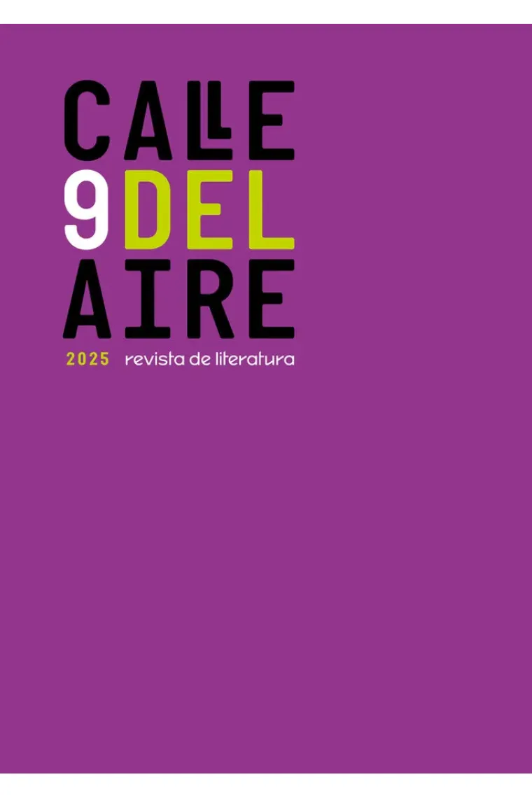 CALLE DEL AIRE REVISTA DE LITERATURA 9