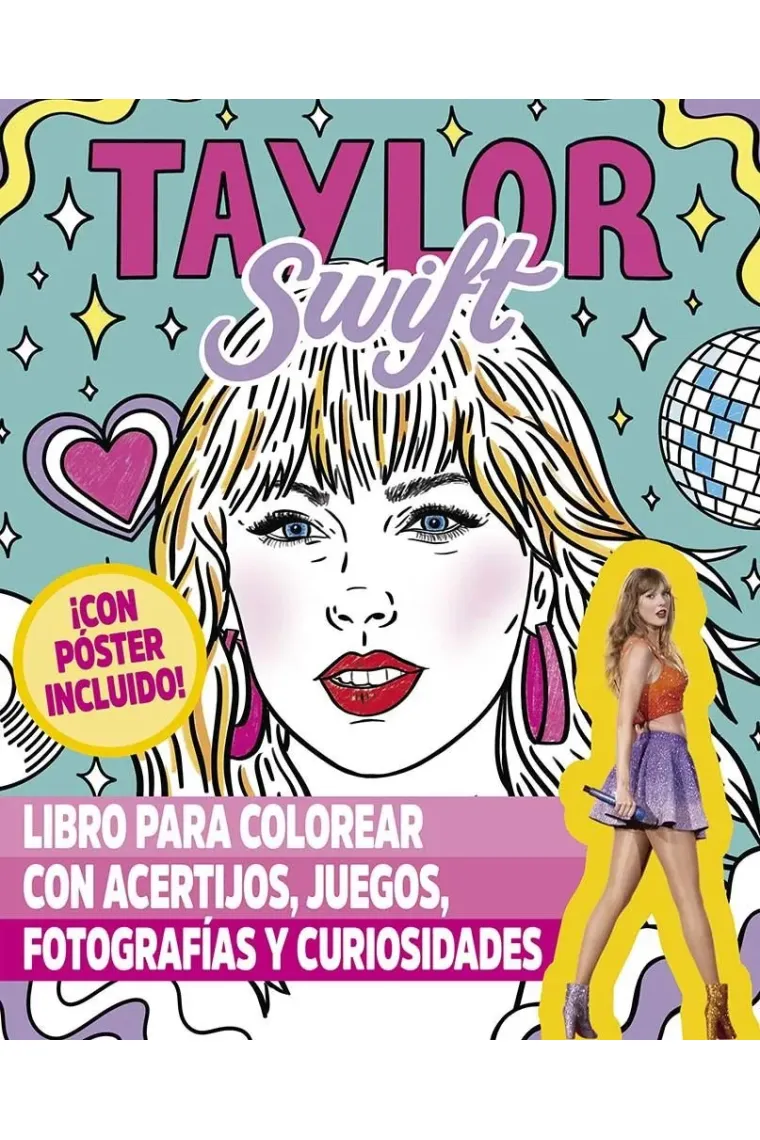 TAYLOR SWIFT LIBRO PARA COLOREAR