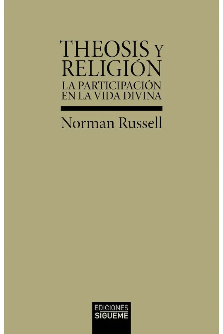 "Theosis" y religión: