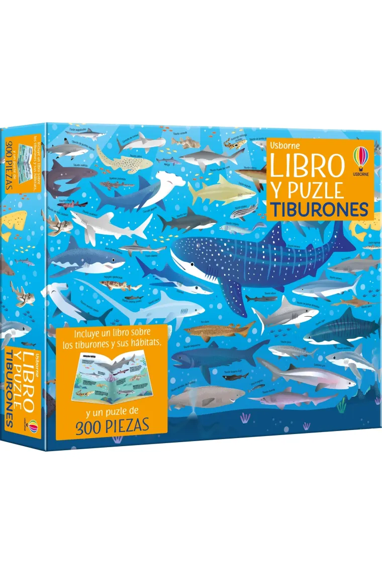 TIBURONES LIBRO Y PUZLE