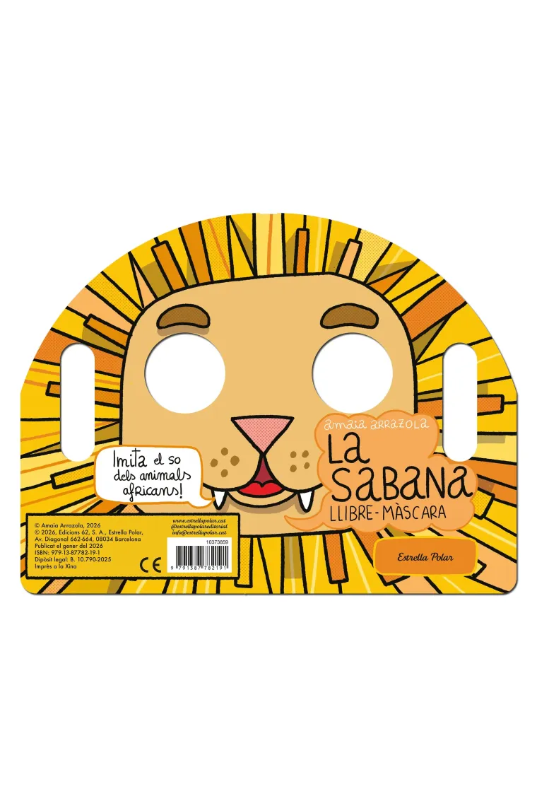 La sabana. Llibre-màscara (Catalán)