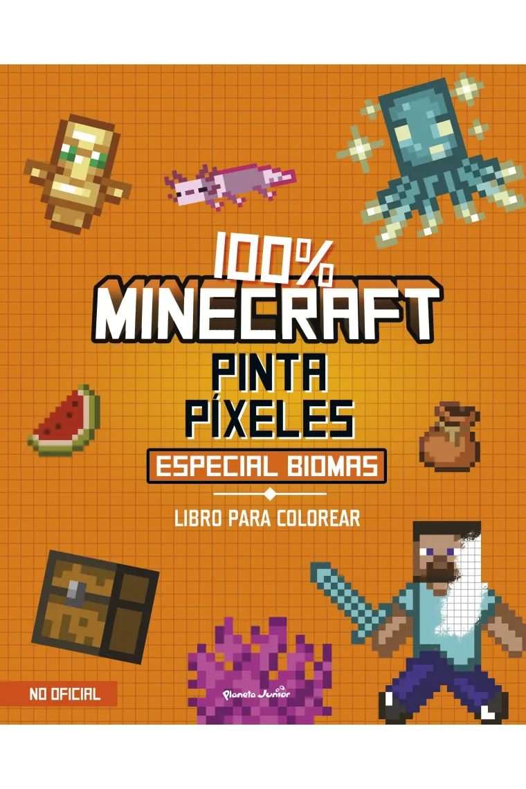 100% Minecraft. Pinta píxeles. Especial biomas