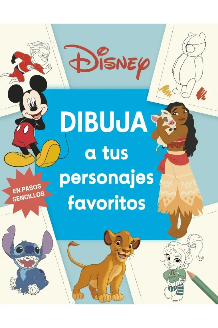 DISNEY DIBUJA A TUS PERSONAJES FAVORITOS