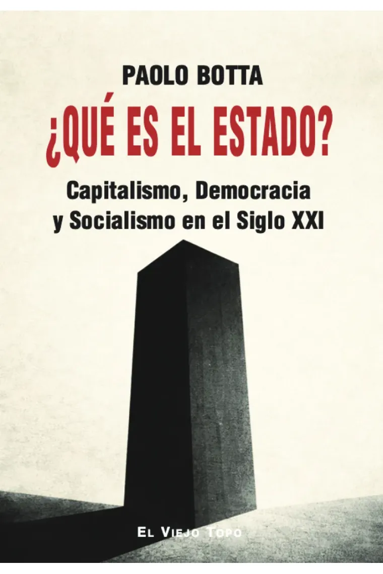 ¿Qué es el estado? Capitalismo, Democracia y Socialismo en el Siglo XXI
