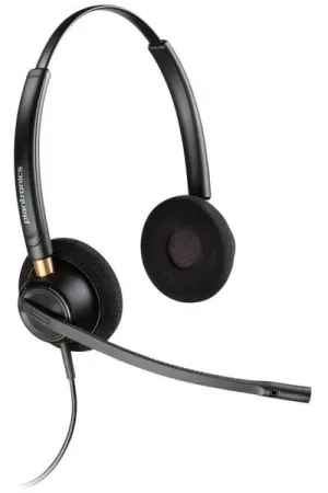 PLANTRONICS/POLY ENCOREPRO 520 AURICULARES CON MICROFONO - CONEXION QD - CANCELACION DE RUIDO - ALMOHADILLAS ACOLCHADAS - COLOR NEGRO