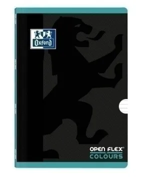 LIBRETA GRAPADA OXFORD SCHOOL OPENFLEX COLOURS A4 48H CON BANDA HORIZONTAL ICE MINT