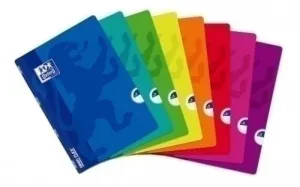 OXFORD OPENFLEX LIBRETA GRAPADA TAPA PLASTICO A4+ SEYES - RESISTENTE TAPA DE PLASTICO - FORMATO A4+ - HOJAS CON LINEAS SEYES - CON MARGEN