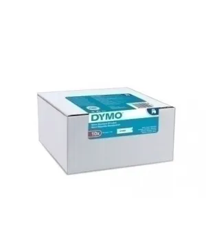 CINTA DE ROTULAR DYMO LM D1 7M 12MM NEGRO SOBRE BLANCO PACK DE 10 (45013)