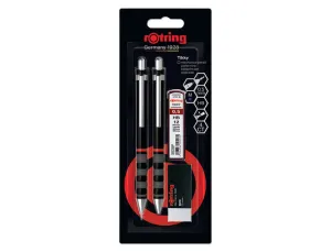 SET PORTAMINAS TIKKY 0,5 MM COLOR NEGRO + BOLIGRAFO M + GOMA DE BORRAR B20 + 12 MINAS HB