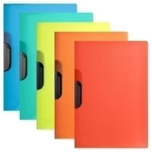 DOSIER CLIP OXFORD/ELBA URBAN PP TRANSLUCIDO A4+ PINZA PLASTICO 30H SURTIDO (5 COLORES)