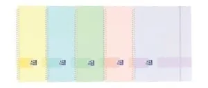 OXFORD LIVE & GO A4 CARPETA DE FUNDAS - TAPA DE PLASTICO OPACO - ESPIRAL 30 FUNDAS - COLORES SURTIDOS
