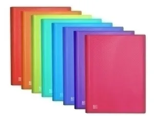 CARPETA FUNDAS (TARIFARIO) OXFORD/ELBA URBAN PP TRANSLUCIDO A4+ 60 F. SURTIDO (8 COLORES)