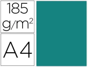 CANSON GUARRO PACK DE 50 CARTULINAS IRIS A4 DE 185G - 21X29.7CM - COLOR VERDE MENTA