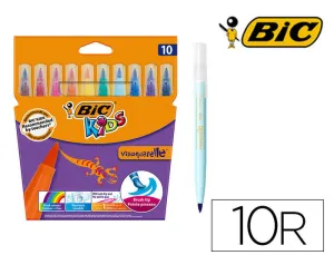 BIC KID ROTULADOR PINCEL VISAQUARELLE 12 COLORES 828964 CS77920