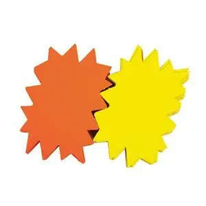 APLI PACK DE 50 CARTELES FLASH - ALTO GRAMAJE Y GRAN RESISTENCIA - IDEALES PARA OFERTAS Y PROMOCIONES - COLORES SURTIDOS
