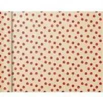CLAIREFONTAINE PAPEL DE REGALO 80GR 5 X 0,35 M 70G TINY DOTS ROJOS 5MX0,35M ROLLO PEQUEÑO 223865C