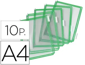 TARIFOLD FUNDAS TARIFOLD VERDE 10 UNIDADES PIVOTES 114005 CS76168