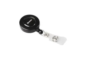CORDON EXTENSIBLE TARIFOLD YO-YO PARA FUNDA DE IDENTIFICACION BLACK LINE CON BROCHE 60 CM PAQUETE DE 10