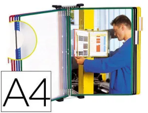 CLASIFIC.PARED TARIFOLD A4 METAL.10F