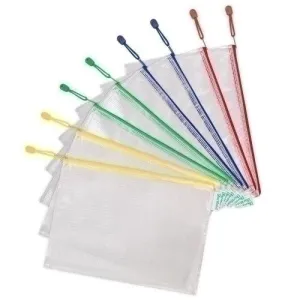 DOSIER SOBRE TARIFOLD CREMALLERA PVC A4 COLORES SURTIDOS PACK DE 8