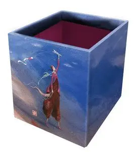 PICTURA GAëLLE BOISSONNARD CAJA PORTALAPICES - 8.5X8.5X10.5CM - DISEñO ARTISTICO - IDEAL PARA ORGANIZAR MATERIAL DE ESCRITURA - DECORATIVA