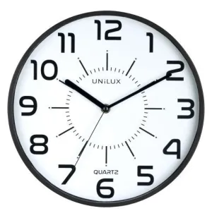 UNILUX RELOJ POP - DISEÃ±O MODERNO Y MINIMALISTA - INCLUYE PILAS - COLOR NEGRO