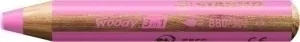 LAPICES DE COLORES STABILO WOODY 3 EN 1 PASTEL ROSA ESTUCHE DE 5