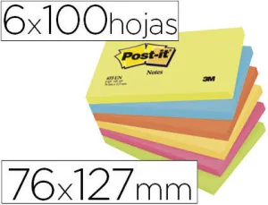NOTA ADH.POST-IT 76X127 ENERGIA 002947 655-TFEN