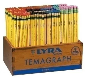 LAPIZ DE GRAFITO LYRA TEMAGRAPH EXPOSITOR MADERA DE 288