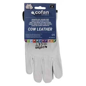 GUANTES PIEL VACUNO GRIS CAT.2 T/8 749077