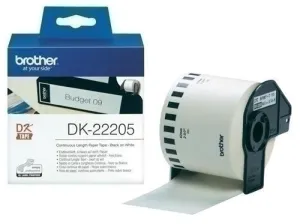 ETIQUETAS BROTHER CONTINUA PAPEL BLANCO  62 MM ROLLO 30,48 M (DK22205)