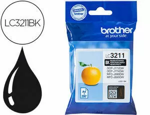 BROTHER LC3211 NEGRO CARTUCHO DE TINTA ORIGINAL - LC3211BK