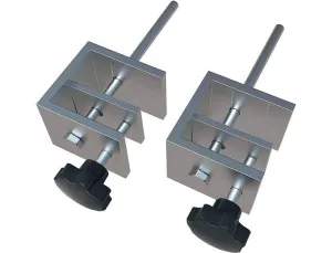 ABRAZADERA NOBO PARA PANTALLA SEPARADORA NOBO PREMIUM PLUS SOBREMESA PACK DE 2 UNIDADES