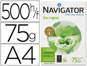 PAPEL NAVIGATOR A4 75GR.ECO P500