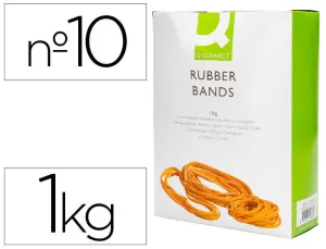 CONNECT BOLSA DE 1000 GRAMOS DE BANDAS ELASTICAS GOMAS DE 15X0.9 CM CS54334