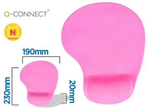 ALFOMBRILLA PARA RATON Q-CONNECT REPOSAMUÑECAS DE GEL COLO R