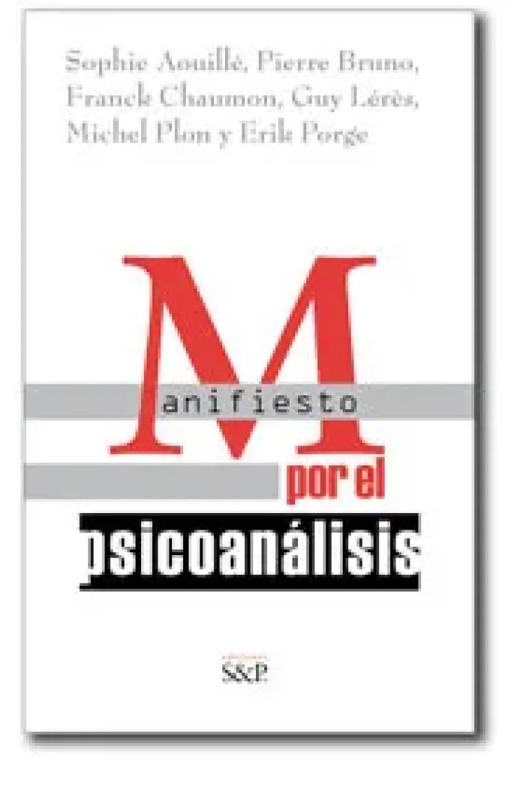 Manifiesto por el psicoanalisis