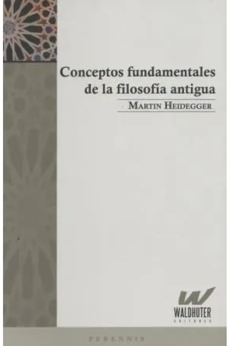 Conceptos fundamentales de la filosofía antigua